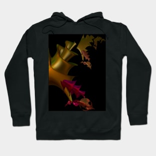 Metal Lily Fractal Hoodie